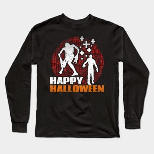 Happy halloween, zombies, halloween Long Sleeve T-Shirt